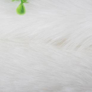 加厚纯白色长毛绒布料家居地毯饰品垫背景展示布地摊布柜台布面料