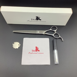 它它taa蓬蓬剪宠物美容师剪刀DB7038入门7寸开型综合精修剪店用