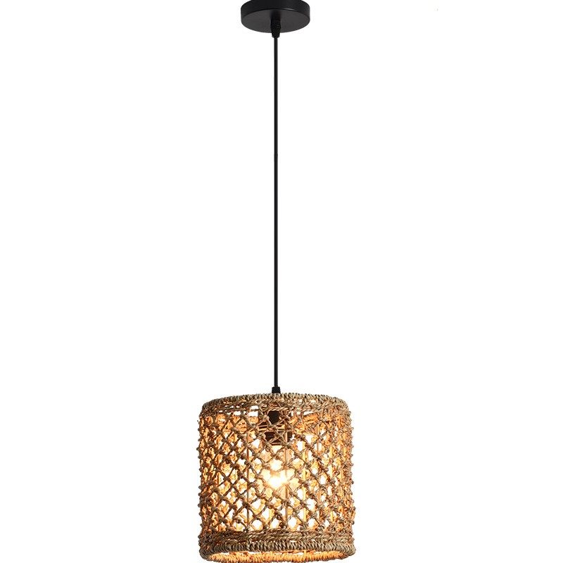 民宿2020新餐厅创意吊灯藤编灯茶室日式旋转楼梯竹藤咖啡厅床头灯,家装灯饰光源,客厅吊灯,淘宝优惠券,粉丝福利购,淘宝优惠卷