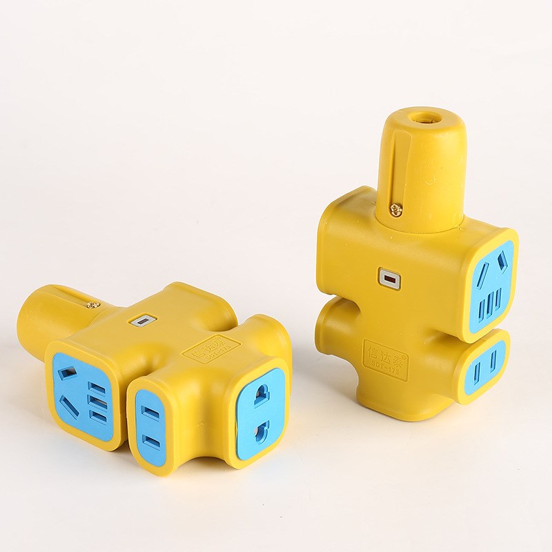 10/16A大功率耐摔地拖插座排插防爆摔不烂排插带线插座板无线插排