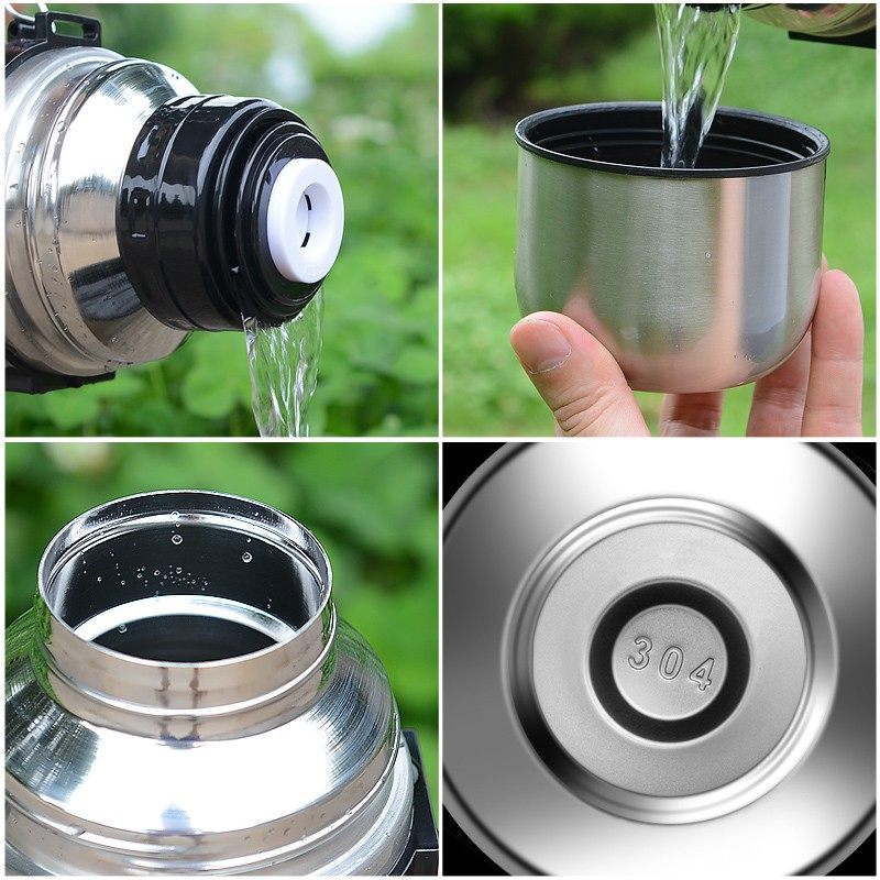 保温杯大容量男女士暖水瓶不锈钢户外保温壶可携式车载旅行水杯水