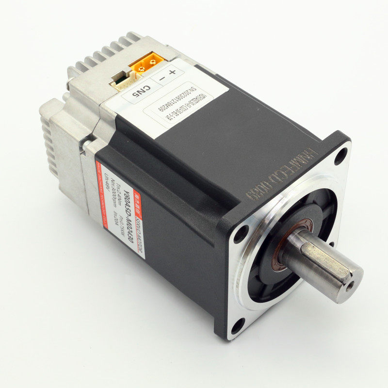 24V48V72V低压直流伺服电机200W400W750W1KW485通讯一体机伺服