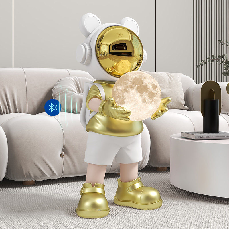 太空人落地摆件客厅电视柜旁边大型装饰品宇航员网红乔迁开业礼物,家居饰品,装饰摆件,淘宝优惠券,粉丝福利购,淘宝优惠卷