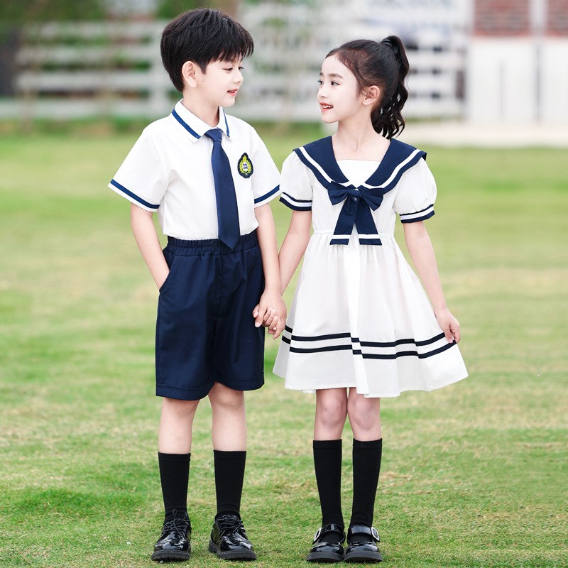 小学生大合唱诗歌朗诵校服六一儿童演出毕业照班服套装幼儿园园服