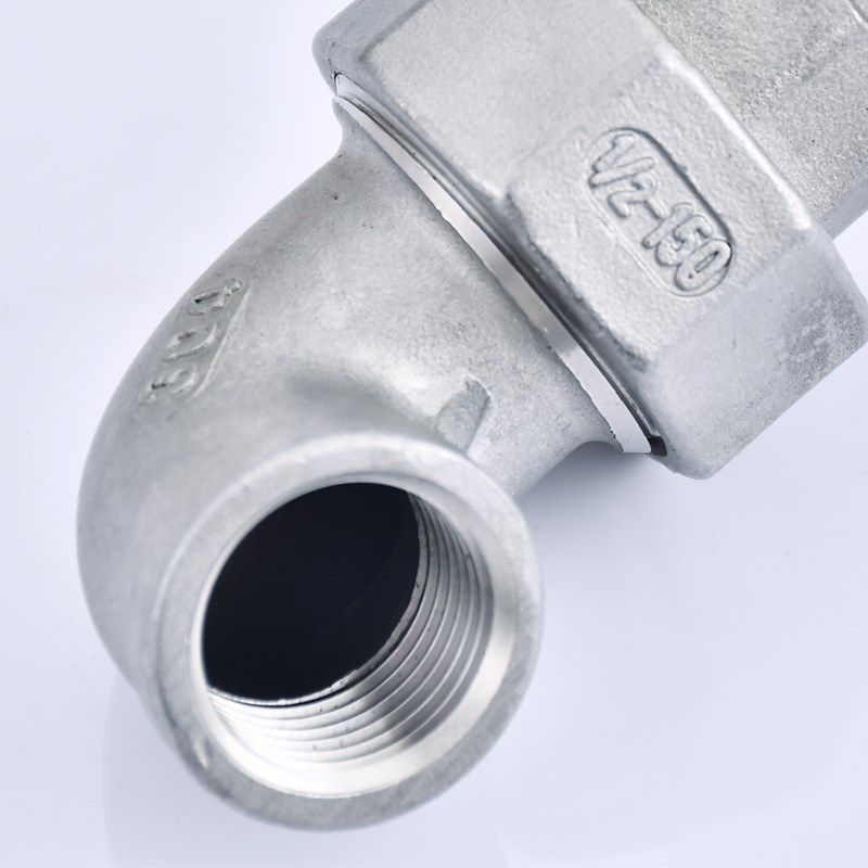 不锈钢304弯头活接内外丝活接弯头内螺纹活节油任油拧水管配件4分