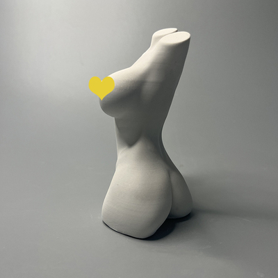 极简女性躯干雕塑石膏桌面艺术装饰小摆件小众高级生日礼物扩香石