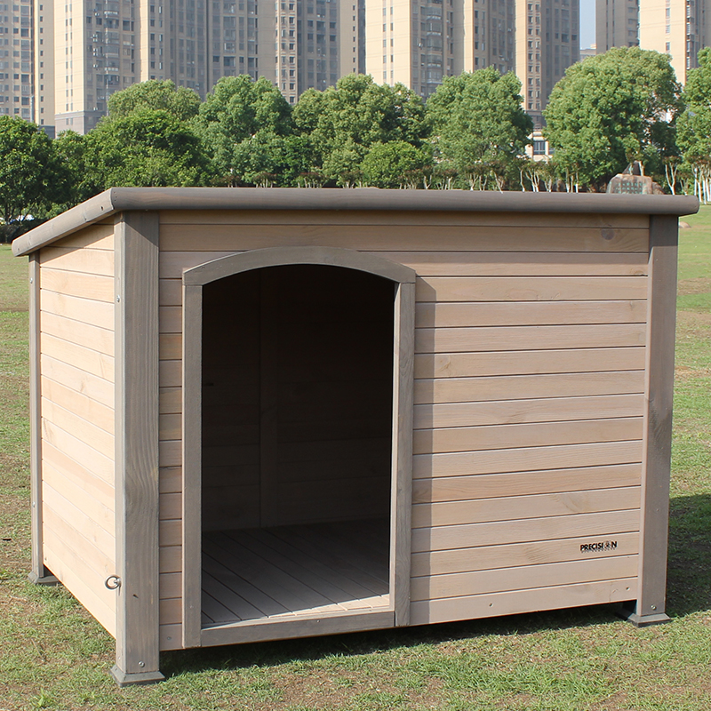 户外实木大中型宠物屋狗窝狗屋狗笼室外室内防雨防腐简约防水通用