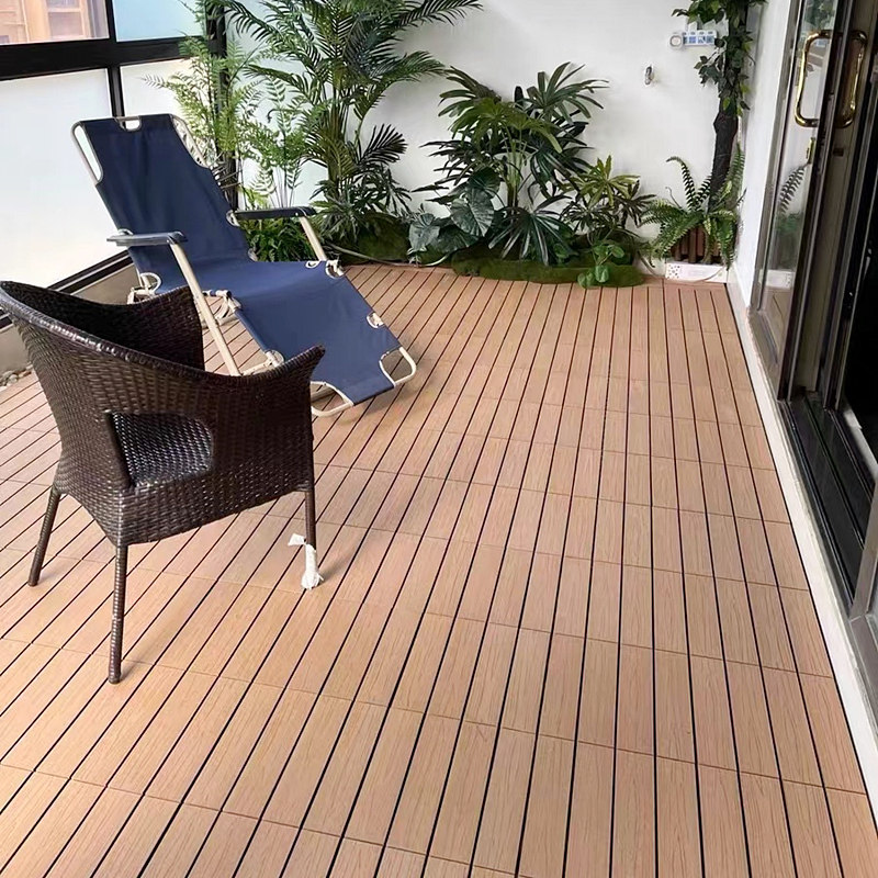 靛兔生态塑木户外阳台露台室外 防水装饰地面自己铺设拼接diy地板,基础建材,防腐木,淘宝优惠券,粉丝福利购,淘宝优惠卷