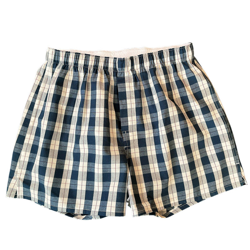 宽松男士内裤纯棉夏季透气男阿罗裤青年休闲格子居家格子四角短裤,女士内衣/男士内衣/家居服,男阿罗裤,淘宝优惠券,粉丝福利购,淘宝优惠卷