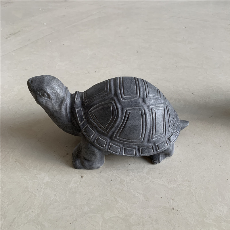 石雕乌龟青石雕刻石龟摆件工艺品家居庭院公园鱼缸装饰石头乌龟
