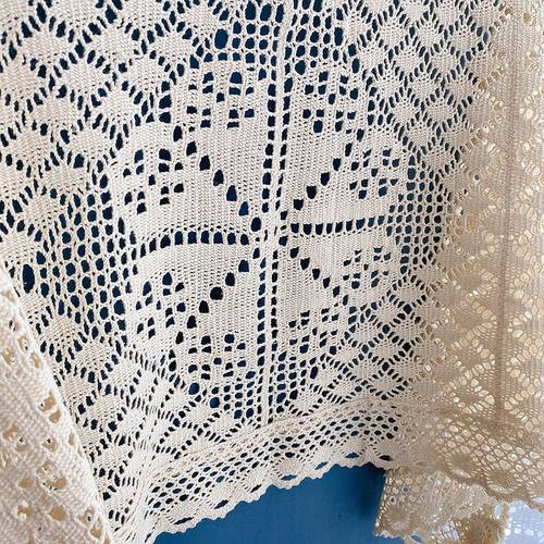 北欧风蕾丝桌旗复古棉线钩针桌布森系田园电视柜茶几盖巾美式乡村