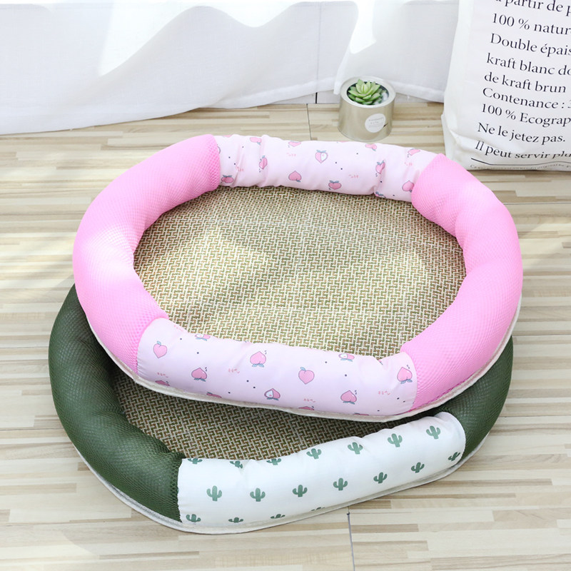 夏凉席窝椭圆狗窝拼接卡通猫窝藤席降温窝犬猫通用宠物窝猫凉窝垫,宠物/宠物食品及用品,猫窝/屋/帐篷/沙发,淘宝优惠券,粉丝福利购,淘宝优惠卷
