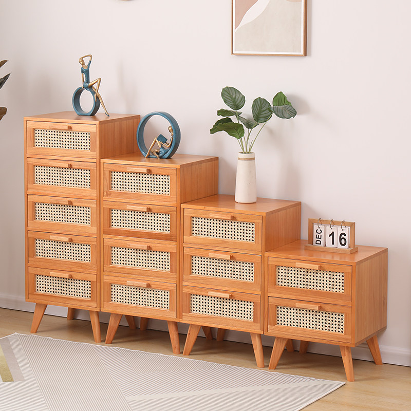 斗柜收纳柜实木组合藤编五斗柜卧室客厅靠墙北欧轻奢抽屉柜储物柜,住宅家具,斗柜,淘宝优惠券,粉丝福利购,淘宝优惠卷