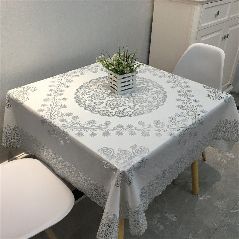 免洗正方形餐桌布防水防油防烫茶几台布长方形桌布塑料八仙桌布,居家布艺,桌布,淘宝优惠券,粉丝福利购,淘宝优惠卷