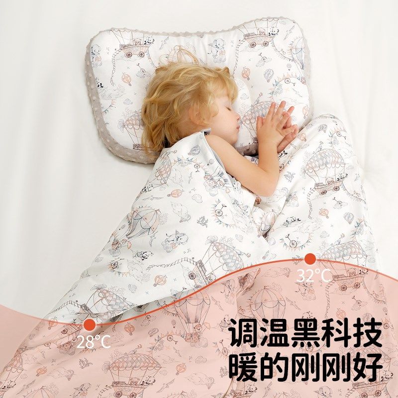 欧孕儿童睡袋秋冬季恒温加厚防踢被子神器中大童宝宝睡袋四季通用