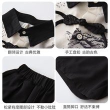 国风高级汉服男童夏季薄款新中式童装男孩古装儿童唐装国潮小少爷