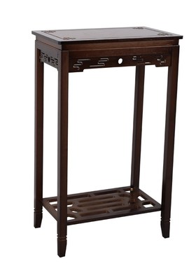 新中式花架客厅落地式实木置物架阳台多肉花盆托架新款装饰摆件架