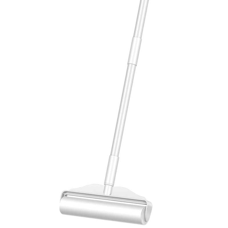 长杆滚筒粘毛器大号牀上沾毛器滚刷神器地板头发滚轮可撕式替换纸