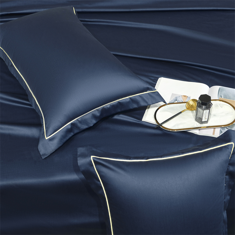 A类100支长绒棉枕套全棉纯棉枕头套子枕芯K罩48*74单人宿舍一对装