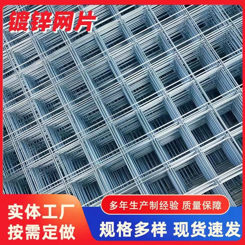 镀锌铁丝网焊接建筑钢筋混凝土加粗防护网围栏小孔狗笼养殖网片