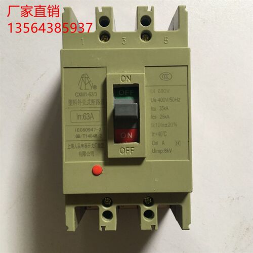 上海人民 CXM1-63S/3300 塑壳断路器