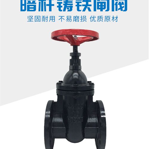 铸铁法兰闸阀 Z45T暗杆铜芯铜杆闸阀 排污闸阀DN50 65 80 100 150