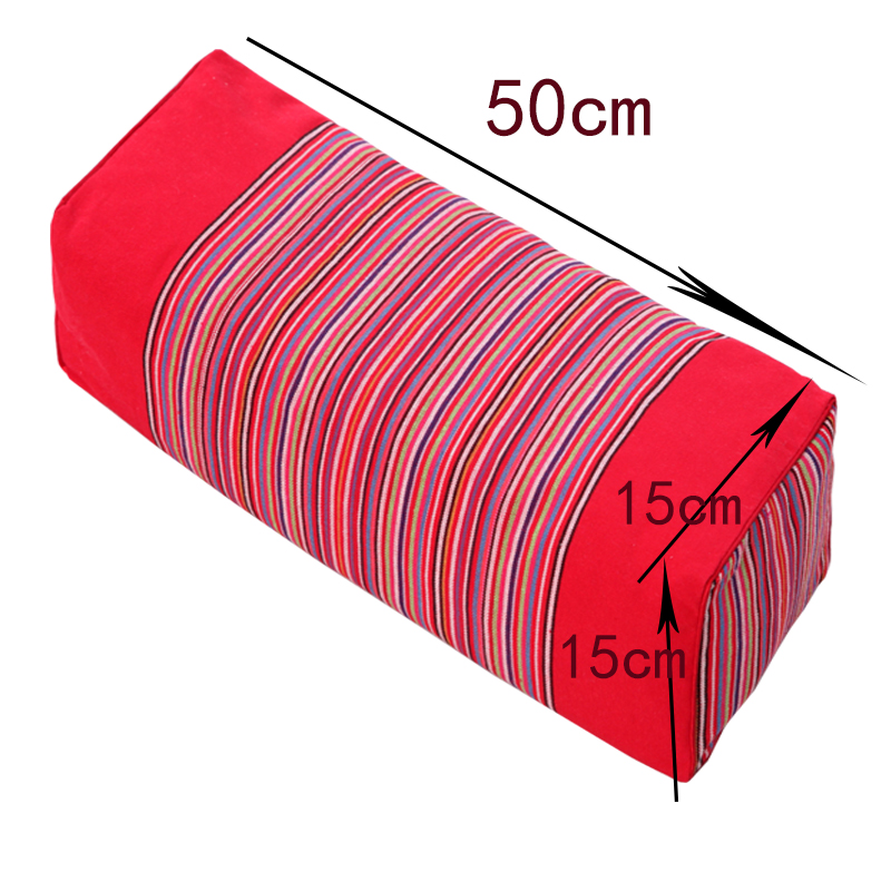 纯棉老粗布荞麦壳护颈方枕头枕套枕芯套 颈椎枕外长方形 内胆套