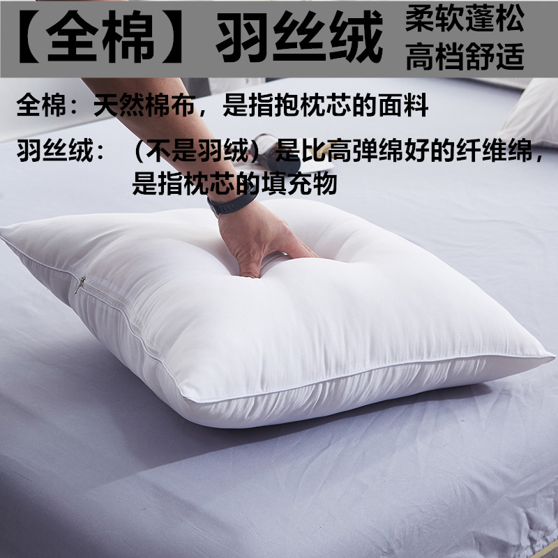 抱枕芯50靠枕芯60x60靠背芯一对全棉65x85长方形靠垫芯内胆可定做