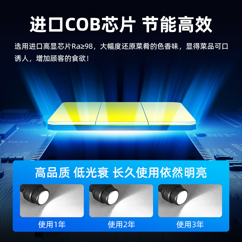 led射灯cob防眩聚光灯杯e27螺口筒灯高显色餐饮火锅餐厅吊灯灯泡,家装灯饰光源,LED灯杯,淘宝优惠券,粉丝福利购,淘宝优惠卷