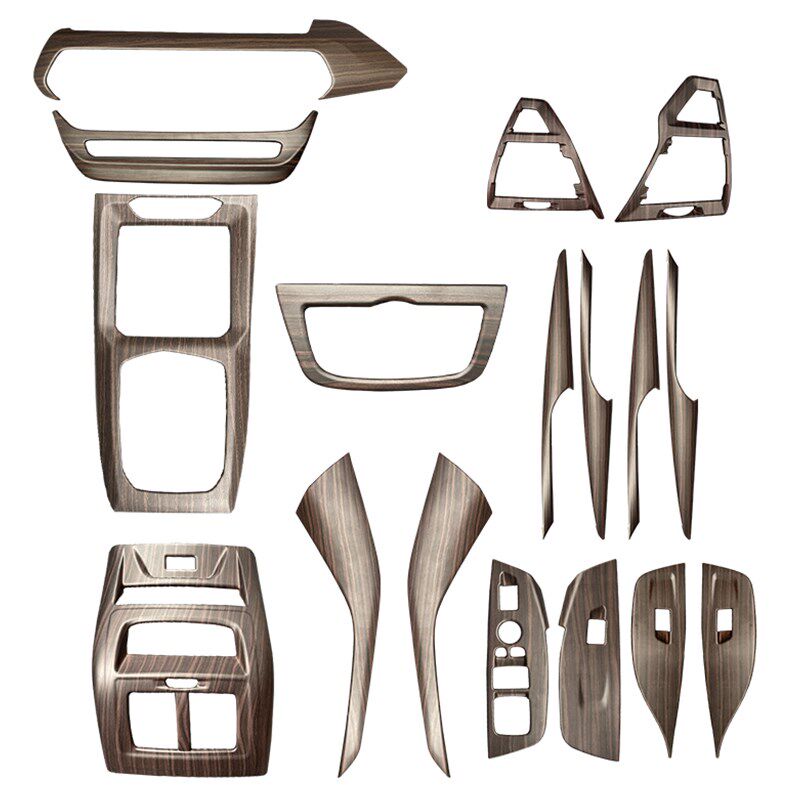 适用22-24款宝马X3iX3改装内饰中控排挡面板桃木纹X4饰板车内装饰