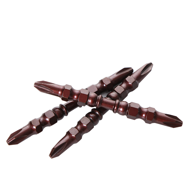 电动螺丝刀批头双头十字强磁性套装手电钻风批头S2 PH2批头套装