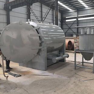 卧式木材炭化炉多功能椰壳树枝烧炭机小型无烟机制炭碳化设备
