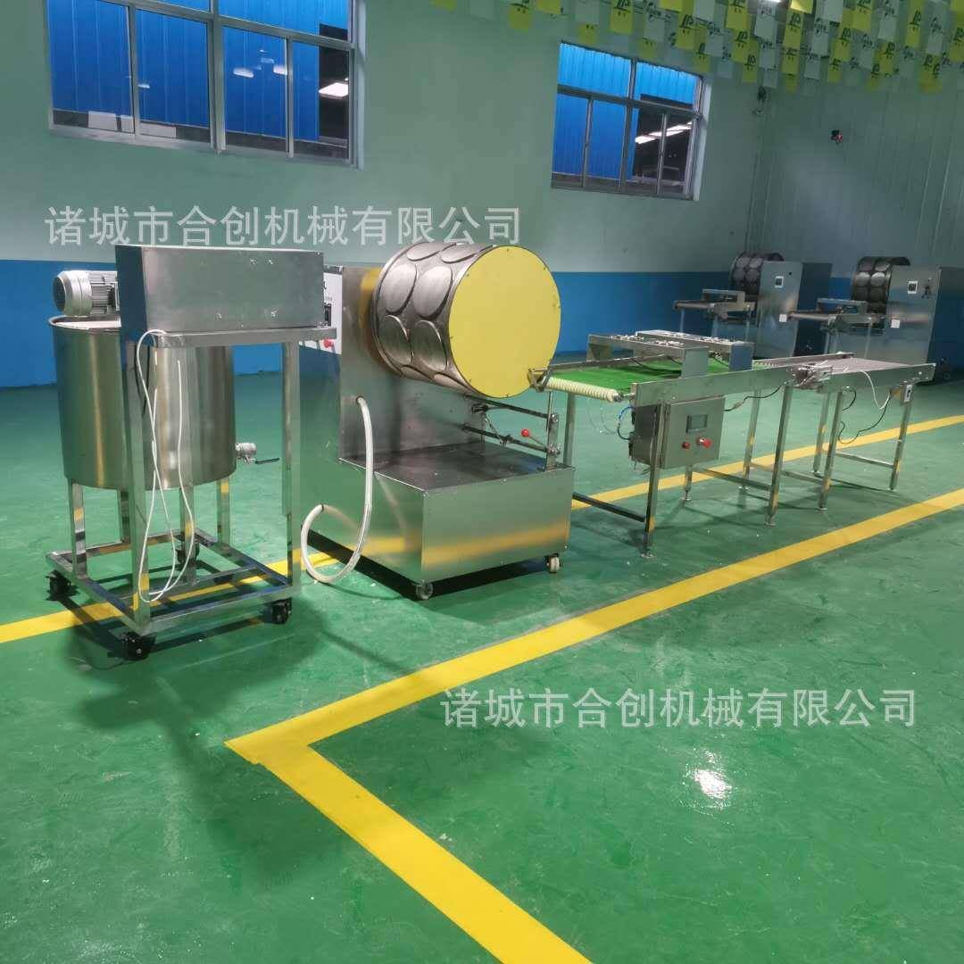 双层春卷饼皮机设备大型全自动圆形商用薄饼机食品机械春卷皮机
