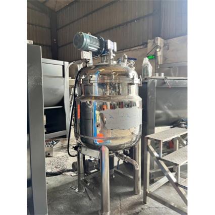不锈钢电加热搅拌桶液体搅拌罐膏体配料罐加热恒温混合真空搅拌机
