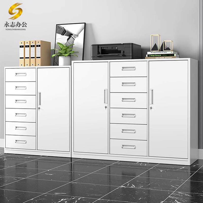 办公室文件柜铁皮矮柜储物柜带锁钢制置物柜收纳柜员工桌下资料柜,商业/办公家具,办公储物柜,淘宝优惠券,粉丝福利购,淘宝优惠卷