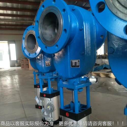 气动双插板闸阀双法闸板出料阀门兰式软密MY642D-1封进自动耐磨磨
