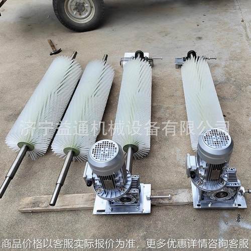 无动力电动滚刷清扫器 矿用皮带机防爆电动滚刷清扫器B650
