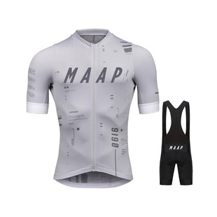 公路车自行车服透气夏 新款 MAAP竞技赛骑行服男蔚蓝绿大码 短袖 套装