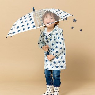 HAS幼儿园男女宝学生时尚 雨衣长款 薄款 可防晒小橙子同款