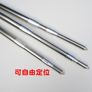 不锈钢三角钓鱼支架多杆竿可伸缩自动调节多功能炮台超硬地插