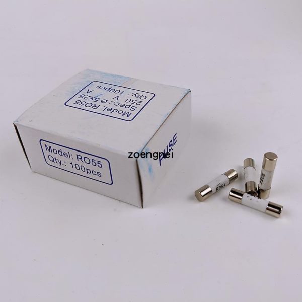 陶瓷保险丝管5*20熔断器R054 RO55 R057 R058熔芯6*30MM1A2A6A