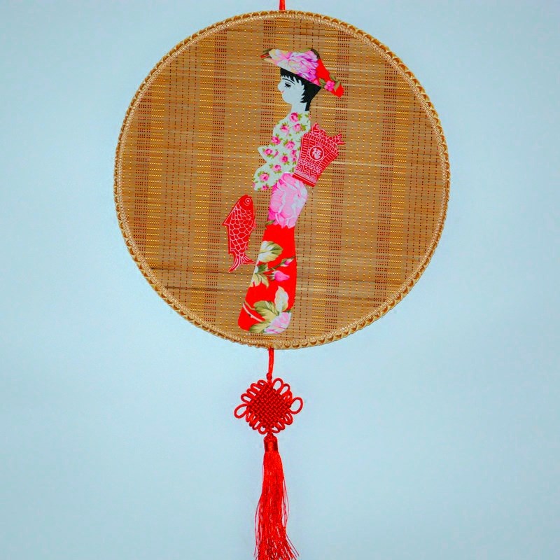 壁画客厅装饰画云南丽江少数民族创意挂画家居刺绣墙壁挂饰挂件图片
