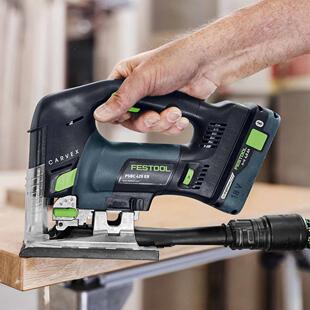 FESTOOL费斯托工具PSBC420锂电曲线锯木工木板电锯横纵向角度切割