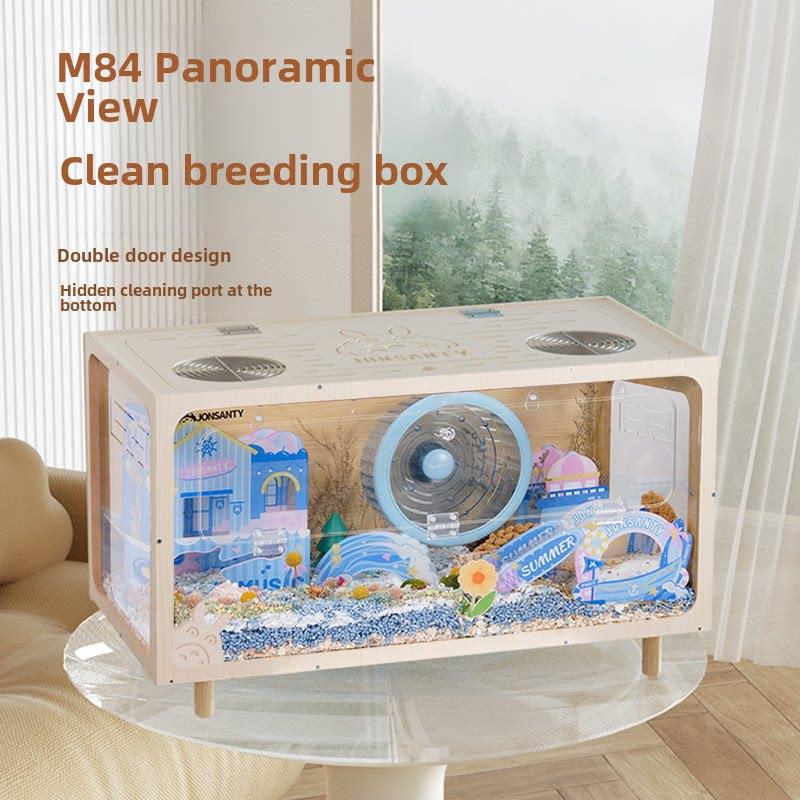 木制仓鼠花鼠笼芦丁鸡饲养箱金熊房子园林绿化大房子宠物用品