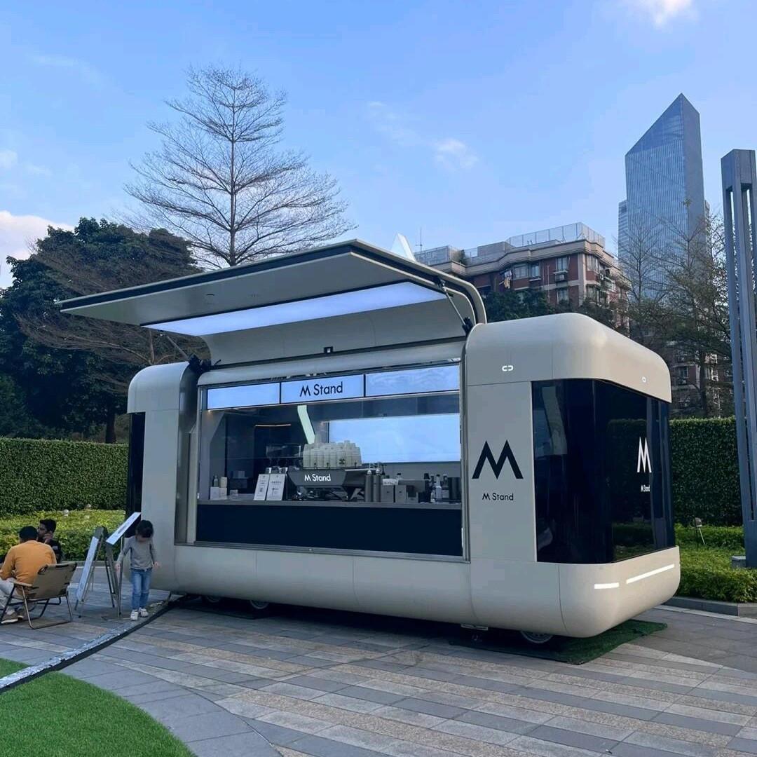 网红餐车商用摆摊车云仓胶囊餐车商用餐厅景区营地售卖车商用餐车