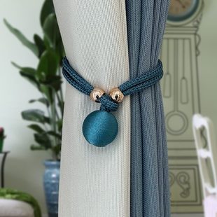 窗帘绑带珍珠绑饰轻奢收纳绳扎束带窗帘扣环收拢绳绑绳带子