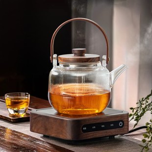 保温烧水煮茶T器办公室小型茶炉 电陶炉煮茶炉迷你家用小方炉新款