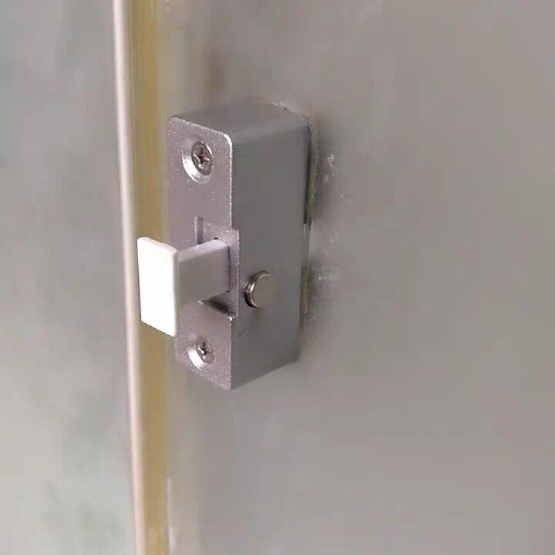 玻璃门推拉门移窗锁扣浴室中间锁插销锁阳台窗户无框平移加厚