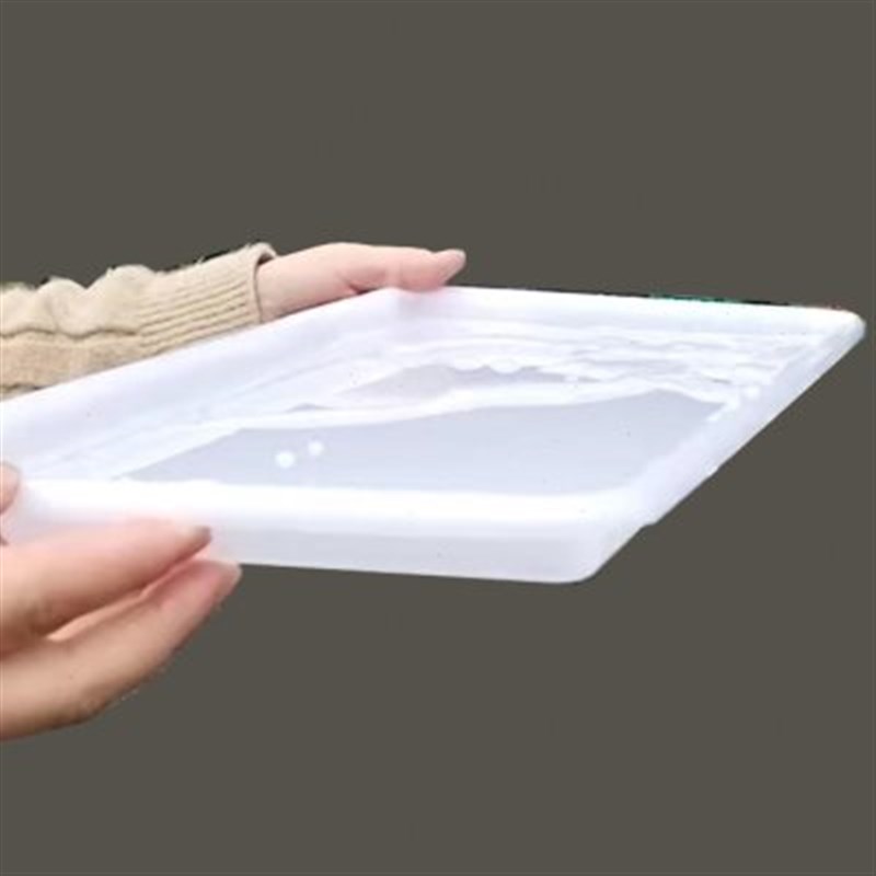 橱柜拉篮接水盘适合拉篮深9 9长方形碗架沥水盘加厚托盘