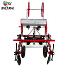 四轮垄覆膜机四轮车带农用西瓜草莓红薯垄施肥滴灌覆膜机